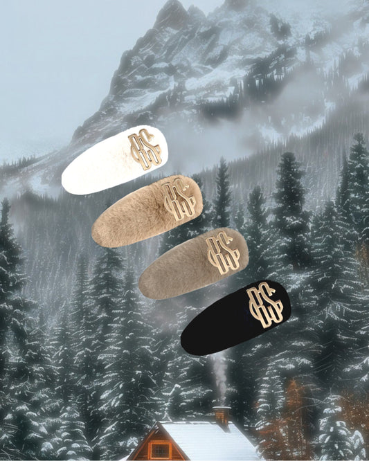 Set di 4 Mollette Peluche per Capelli