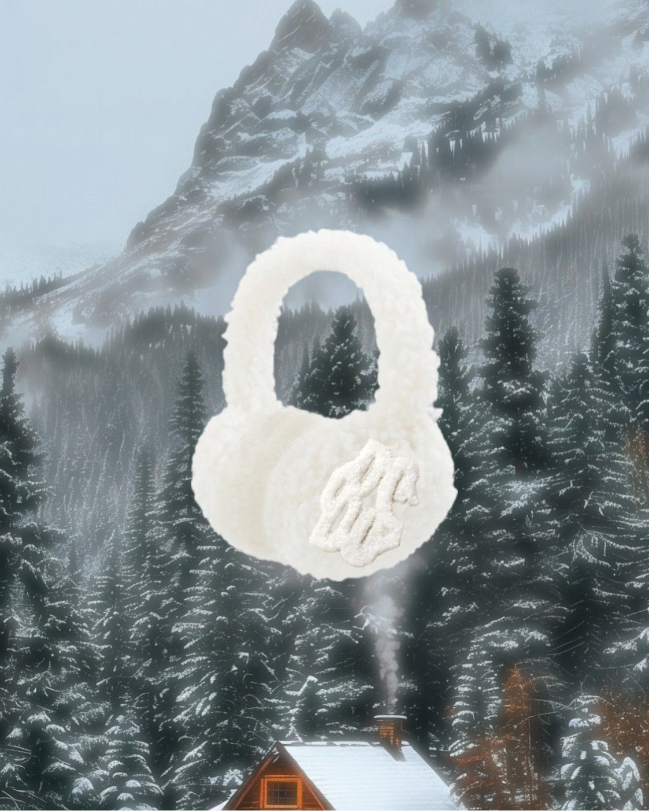 Paraorecchie Teddy Bianco