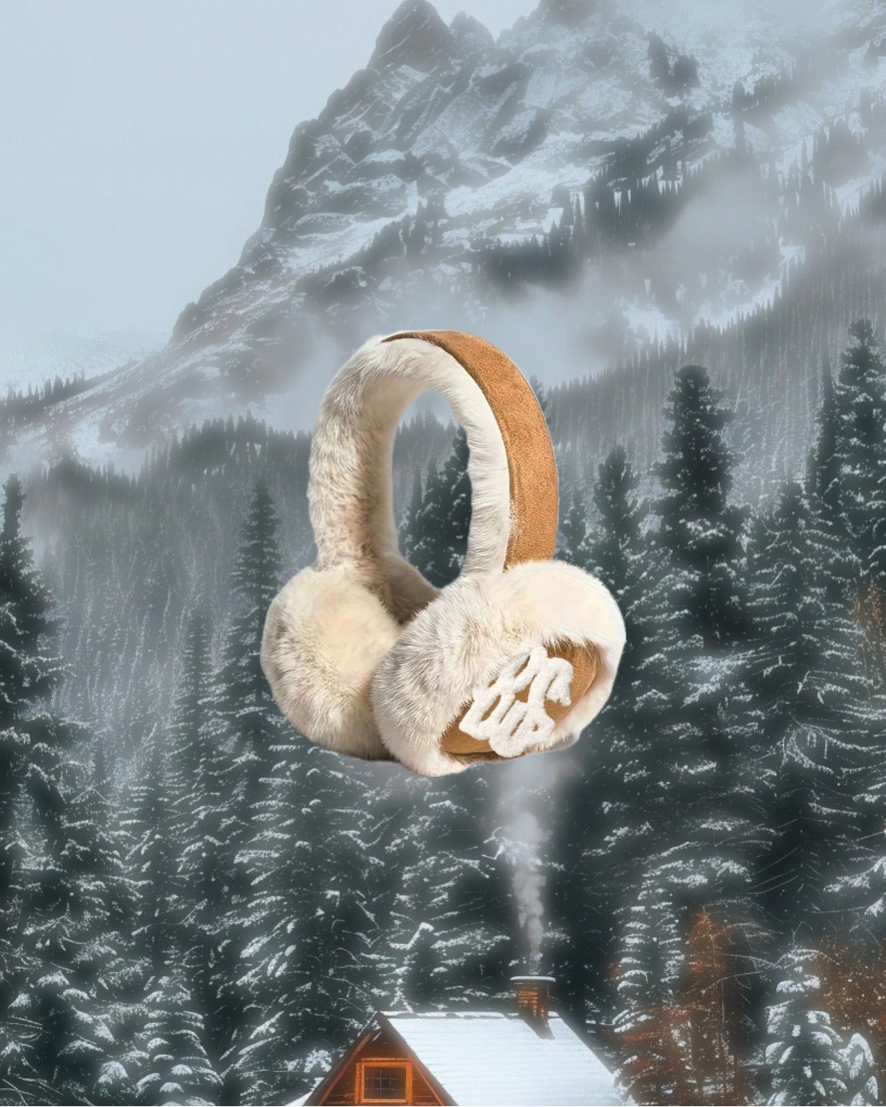 Paraorecchie Pelliccia Caramello