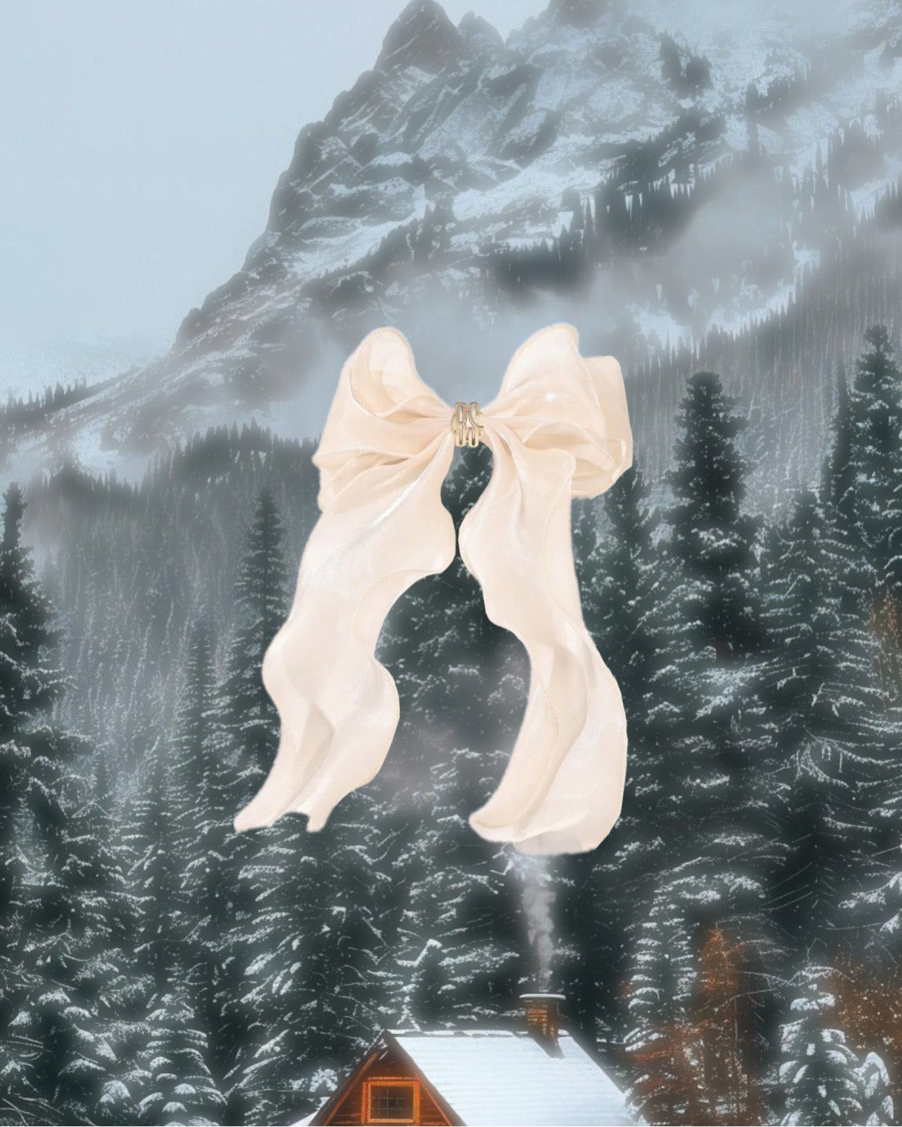 Fiocco per Capelli Baige