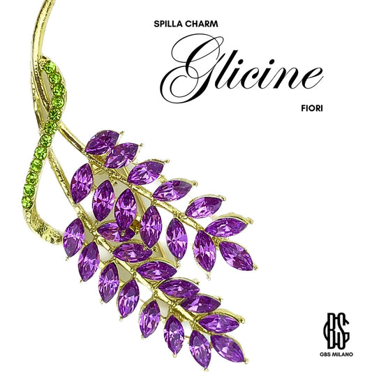 Spilla Charm Glicine